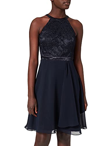 Vera Mont Damen 0069/4825 Kleid, Blau (Night Sky 8541), (Herstellergröße: 32) von Vera Mont