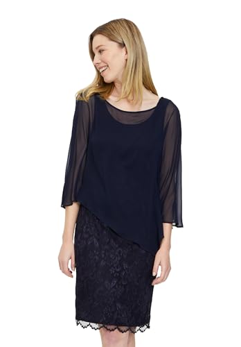 Vera Mont Damen Cocktailkleid mit Spitze Night Sky,46 von Vera Mont