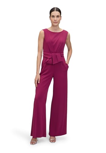 Vera Mont Damen Jumpsuit mit weitem Bein 42, Sweet Berry von Vera Mont
