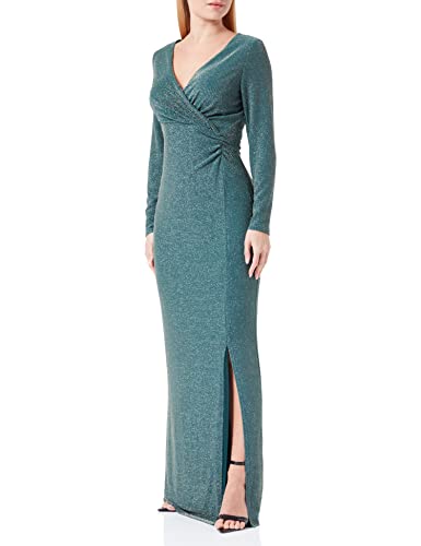 Vera Mont Damen 4304/4210 Kleid, Green/Gold, 42 von Vera Mont