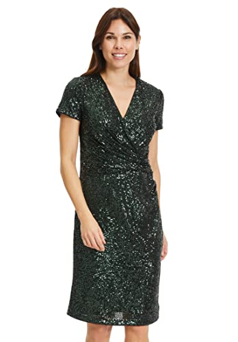 Vera Mont Damen 4652/4160 Kleid, Dark Green/Black, 34 von Vera Mont