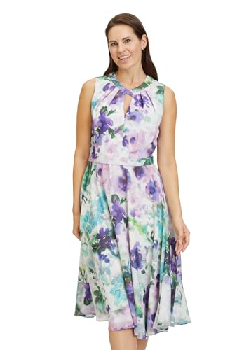 Vera Mont Damen 4682/4158 Kleid, Green/Purple, 40 von Vera Mont