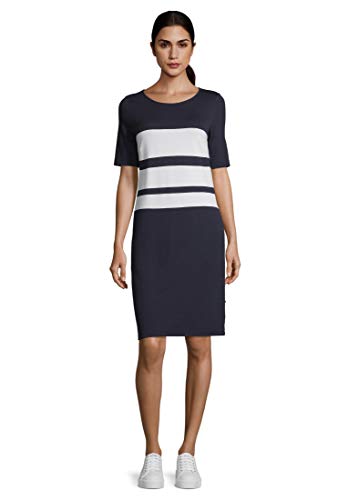 Vera Mont Damen 6014/4722 Kleid, Blau (Dark Blue/Cream 8813), (Herstellergröße: 36) von Vera Mont