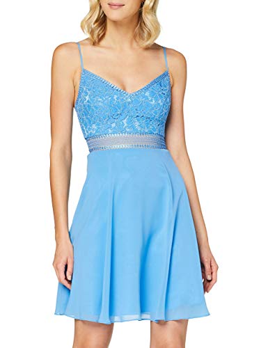 Vera Mont Damen 8117/4000 Kleid, Blau (Brilliant Blue 8237), (Herstellergröße: 34) von Vera Mont