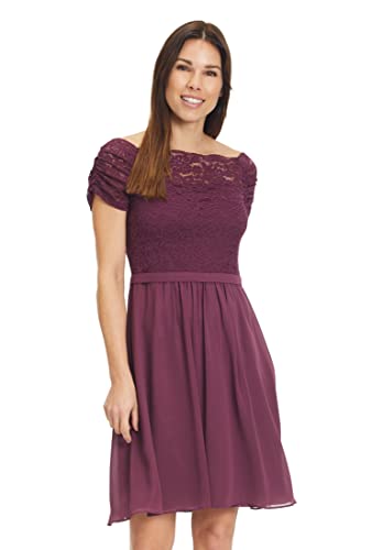 Vera Mont Damen 8635/4000 Kleid, Shiny Bordeaux, 36 von Vera Mont