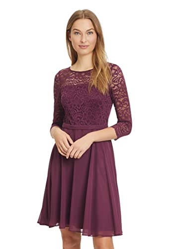 Vera Mont Damen 8676/4000 Kleid, Shiny Bordeaux, 44 von Vera Mont