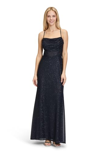 Vera Mont Damen Abendkleid im Glitzer-Look 34, Dark Blue/Dark Blue von Vera Mont