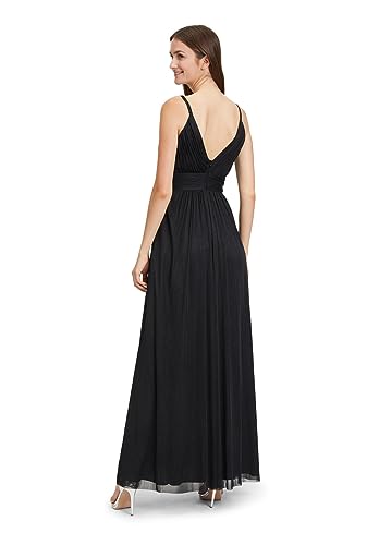 Vera Mont Damen Abendkleid im Glitzer-Look Schwarz,34 von Vera Mont