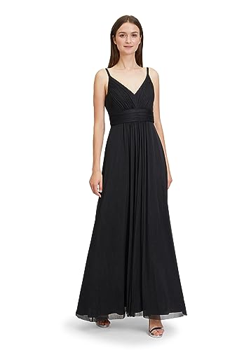 Vera Mont Damen Abendkleid im Glitzer-Look Schwarz,40 von Vera Mont