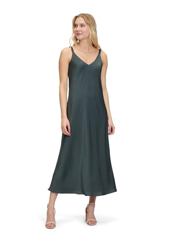 Vera Mont Damen Abendkleid mit Breiten Trägern 40, Grey Olive von Vera Mont