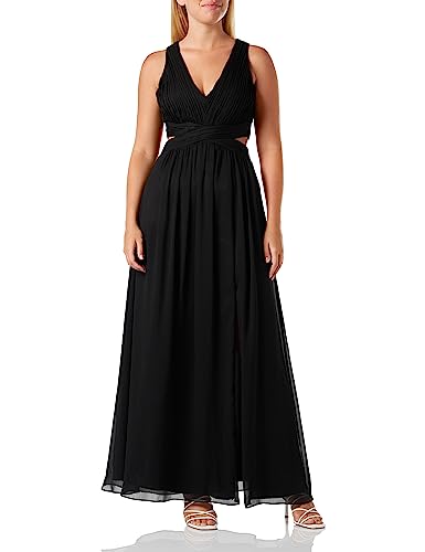 Vera Mont Damen Abendkleid mit Cut-Outs Schwarz,40 von Vera Mont