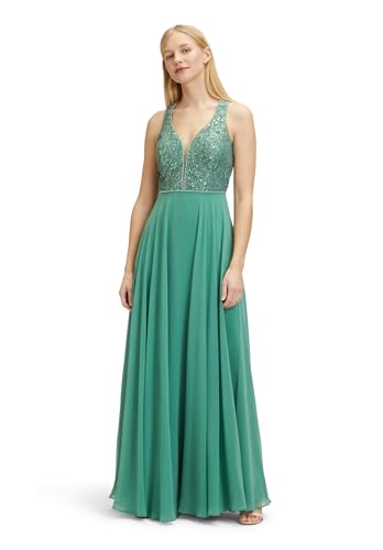 Vera Mont Damen Abendkleid mit Pailletten 38, Light Green von Vera Mont