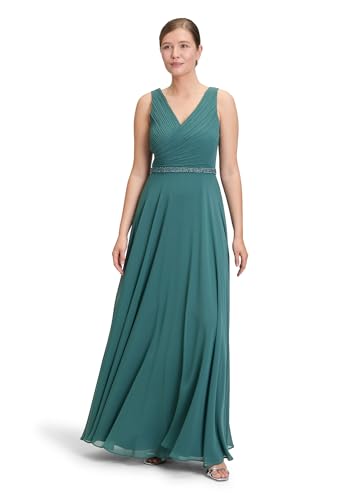 Vera Mont Damen Abendkleid mit Plissee Dark Emerald,40 von Vera Mont