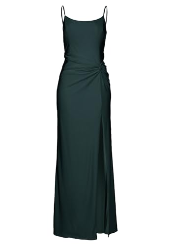 Vera Mont Damen Abendkleid mit Raffung 42, Dusty Slate von Vera Mont