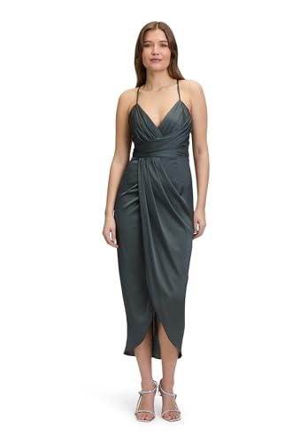 Vera Mont Damen Abendkleid mit Raffung 36, Autumn Green von Vera Mont