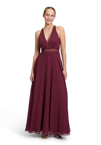 Vera Mont Damen Abendkleid mit Spitze 44, Wild Ruby von Vera Mont