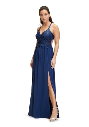 Vera Mont Damen Abendkleid mit Spitze Festival Blue,32 von Vera Mont