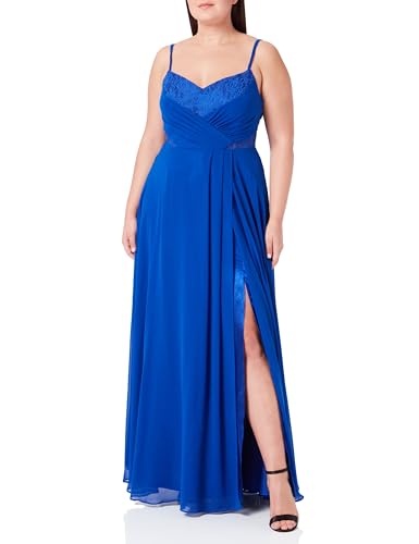 Vera Mont Damen Abendkleid mit Spitze Jewel Blue,36 von Vera Mont