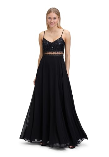 Vera Mont Damen Abendkleid mit Spitze Schwarz,38 von Vera Mont
