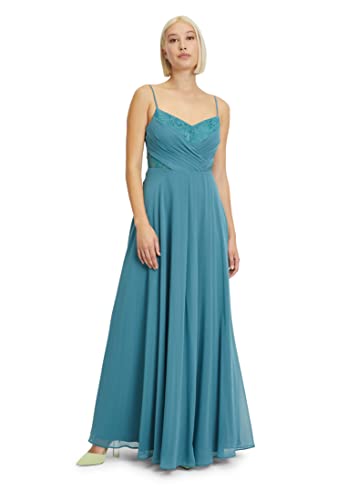 Vera Mont Damen Abendkleid mit Spitze Smoky Teal,46 von Vera Mont