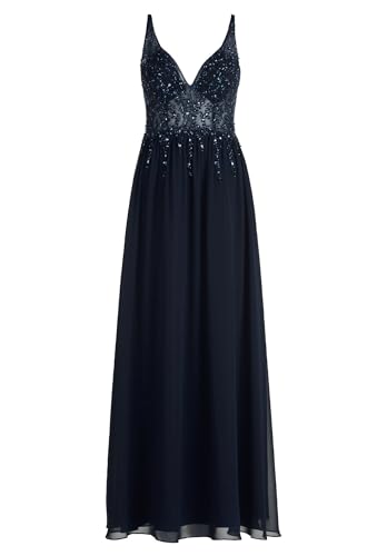 Vera Mont Damen Abendkleid mit Stickerei 40, Night Sky Vera Mont Damen Abendkleid mit Stickerei 40, Night Sky von Vera Mont