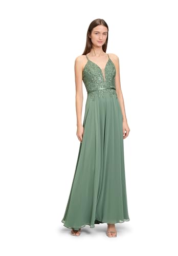 Vera Mont Damen Abendkleid mit Stickerei 42, Light Aventurine von Vera Mont