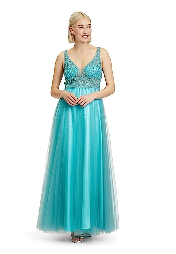 Vera Mont Damen Abendkleid mit Stickerei Agate Green,34 von Vera Mont