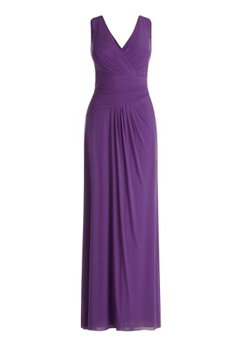 Vera Mont Damen Abendkleid mit V-Ausschnitt Crystal Lilac,40 von Vera Mont