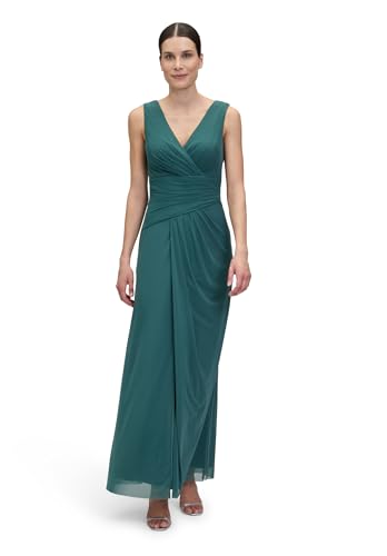 Vera Mont Damen Abendkleid mit V-Ausschnitt Dark Emerald,42 von Vera Mont