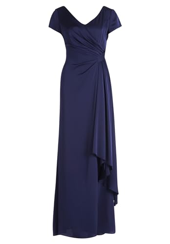 Vera Mont Damen Abendkleid mit Volant dunkelblau,40 von Vera Mont