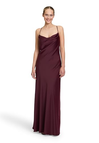 Vera Mont Damen Abendkleid mit Wasserfallausschnitt 38, Wild Ruby von Vera Mont