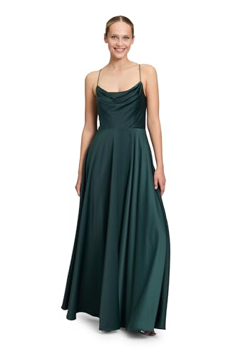 Vera Mont Damen Abendkleid mit Wasserfallausschnitt 40, Dusty Slate von Vera Mont