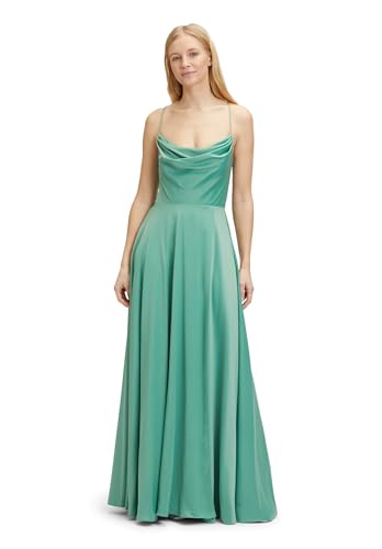 Vera Mont Damen Abendkleid mit Wasserfallausschnitt Light Green,36 von Vera Mont