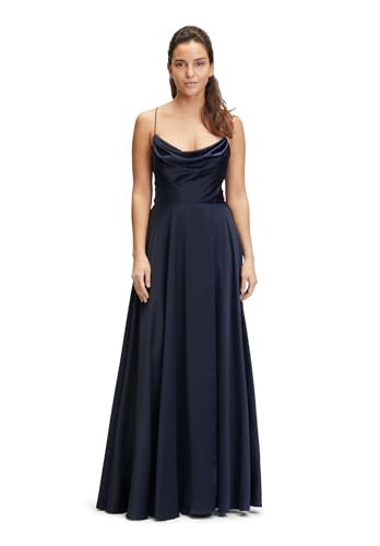 Vera Mont Damen Abendkleid mit Wasserfallausschnitt Night Sky,42 von Vera Mont