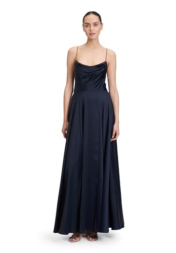 Vera Mont Damen Abendkleid mit Wasserfallausschnitt Night Sky,46 von Vera Mont