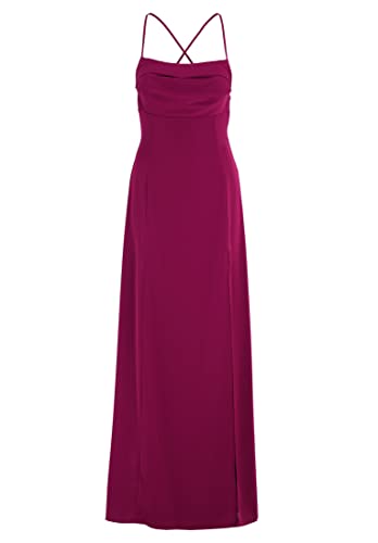 Vera Mont Damen Abendkleid mit Wasserfallausschnitt Purple,38 von Vera Mont