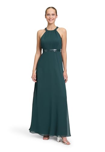 Vera Mont Damen Abendkleid rückenfrei 38, Dusty Slate von Vera Mont