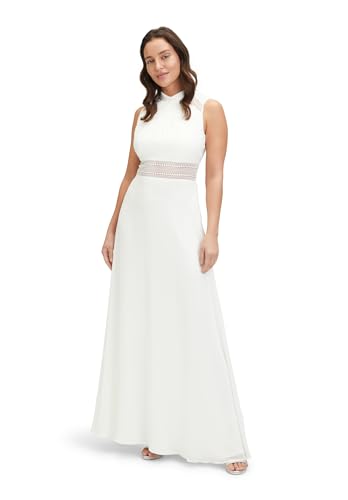 Vera Mont Damen Abendkleid rückenfrei Ivory White,38 von Vera Mont