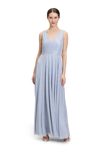 Vera Mont Damen Abendkleid mit Plissee 40, Blau/Weiß Vera Mont Damen Abendkleid mit Plissee 40, Blau/Weiß von Vera Mont