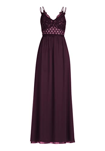 Vera Mont Damen Abiballkleid mit Spitze Shiny Bordeaux,32 von Vera Mont