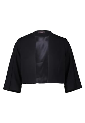 Vera Mont Damen Blazer-Jacke ohne Verschluss Schwarz,44 von Vera Mont