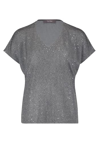 Vera Mont Damen Blusenshirt mit V-Ausschnitt Schwarz/Gold,38 Vera Mont Damen Blusenshirt mit V-Ausschnitt Schwarz/Gold,38 von Vera Mont