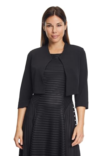 Vera Mont Damen Bolero-Jacke figurbetont Schwarz,36 von Vera Mont