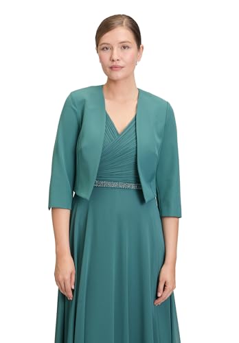 Vera Mont Damen Bolero-Jacke mit Kellerfalten Dark Emerald,40 Vera Mont Damen Bolero-Jacke mit Kellerfalten Dark Emerald,40 von Vera Mont
