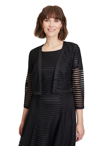 Vera Mont Damen Bolero-Jacke ohne Verschluss Schwarz,38 von Vera Mont