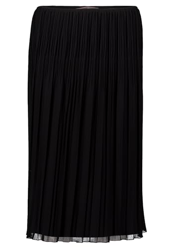 Vera Mont Damen Chiffonrock mit Plissee 38, Schwarz von Vera Mont