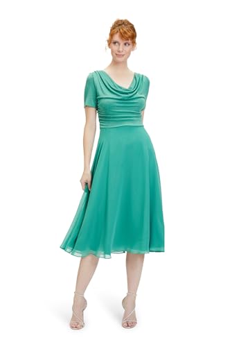 Vera Mont Damen Cocktailkleid im Glitzer-Look Patch Green/Green,46 von Vera Mont