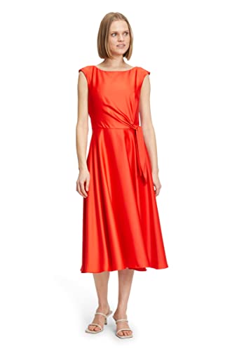 Vera Mont Damen Cocktailkleid mit Bindegürtel, Hot Red 4077, 38 von Vera Mont