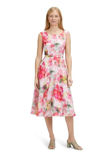 Vera Mont Damen Cocktailkleid mit Print Pink/Green,42 von Vera Mont