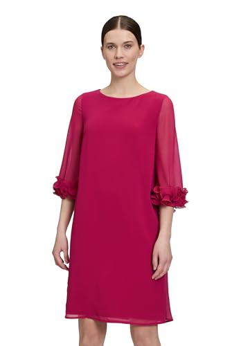 Vera Mont Damen Cocktailkleid mit Rüschen 44, Dark Raspberry von Vera Mont